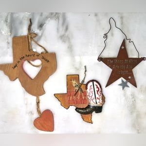 Vintage Texas Ornaments